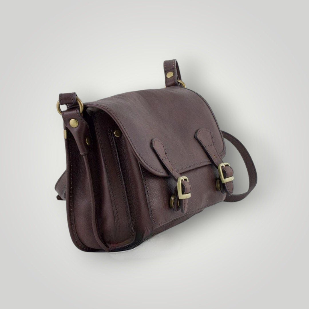 Borsa postino in pelle