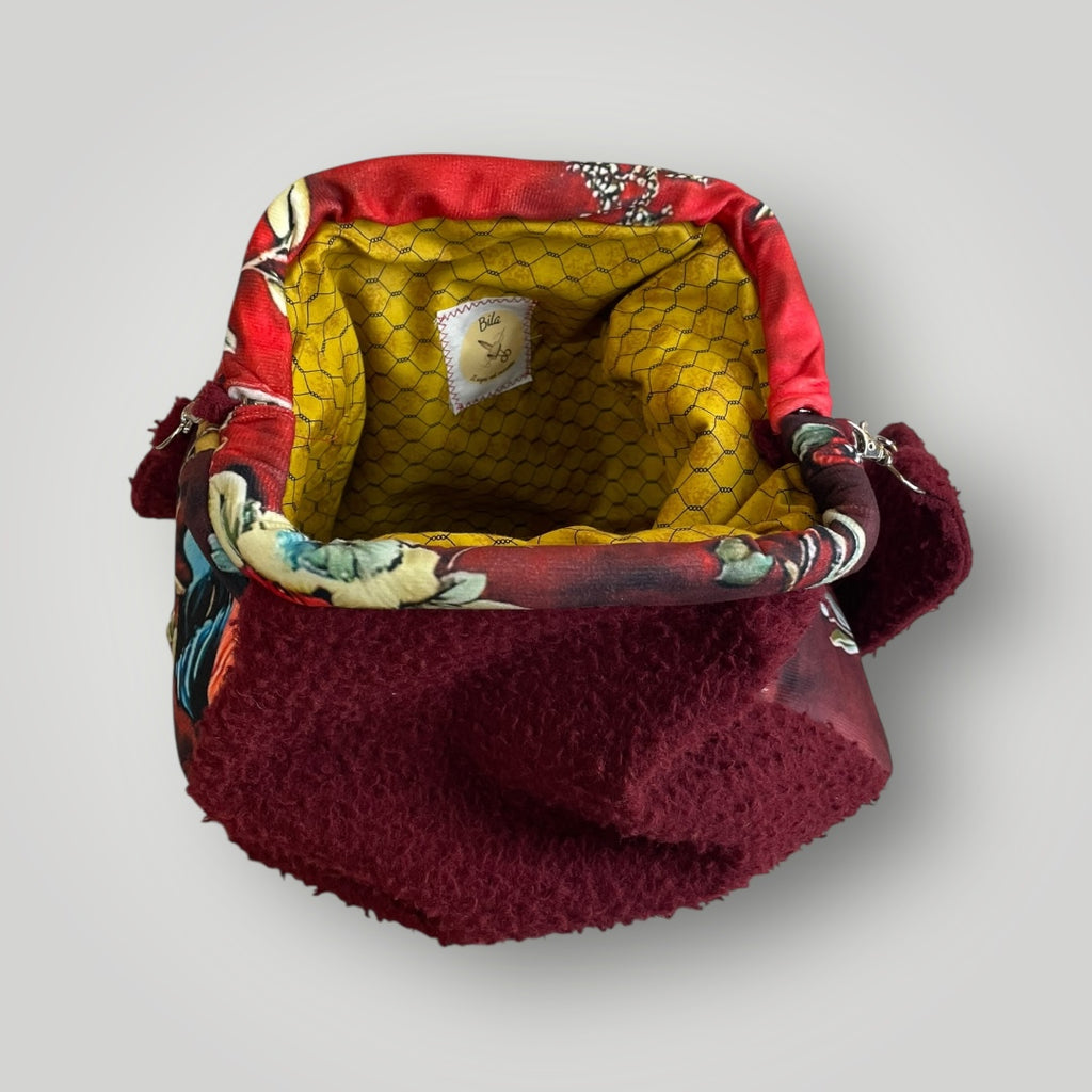 Casentino clutch bordeaux