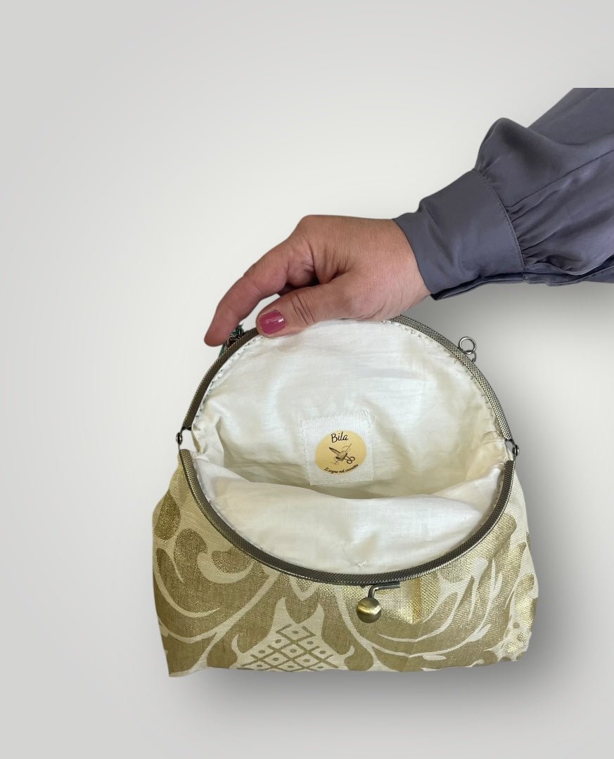 "Luxury bag" click clack panna-oro