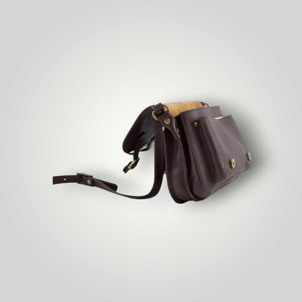 Borsa postino in pelle