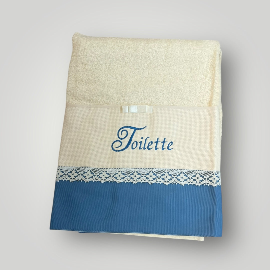 Coppia di asciugamani viso e ospite personalizzabili