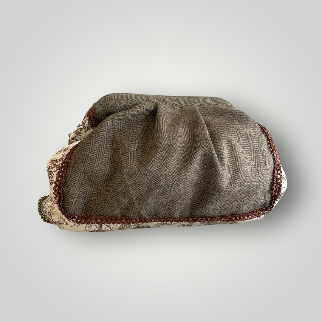 Toile de jouy winter brown