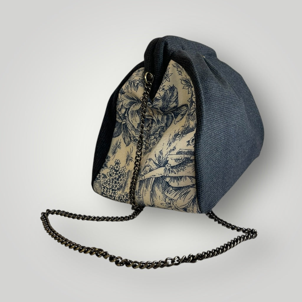 Toile de jouy winter blu