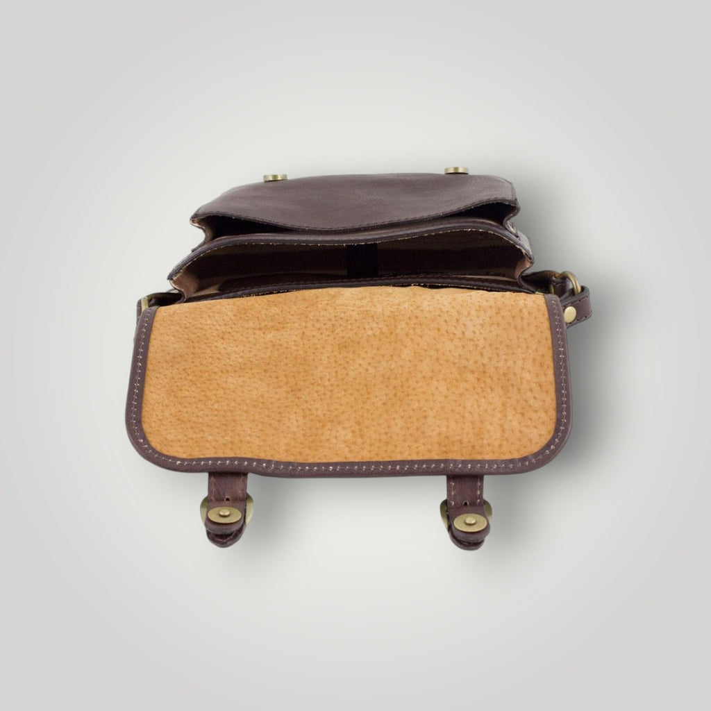 Borsa postino in pelle