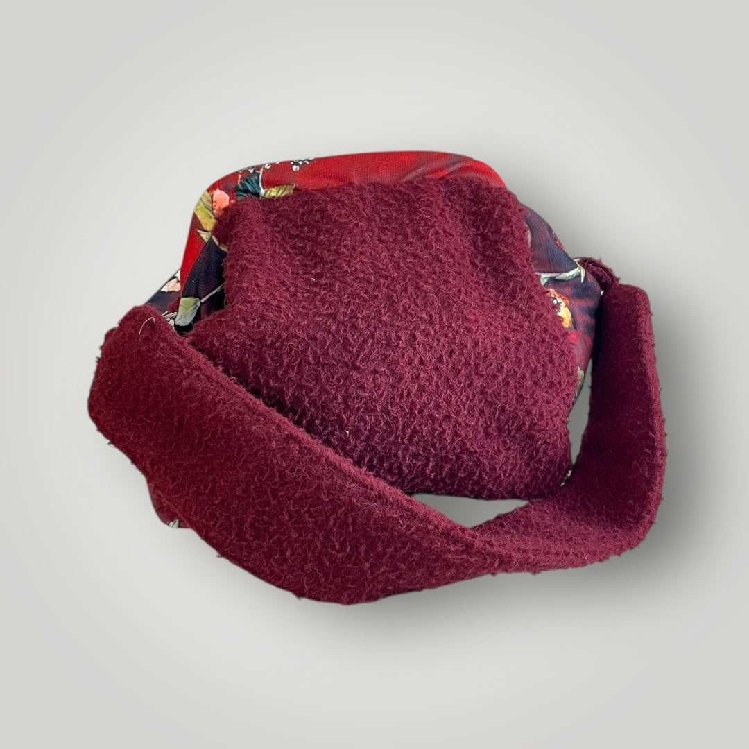 Casentino clutch bordeaux