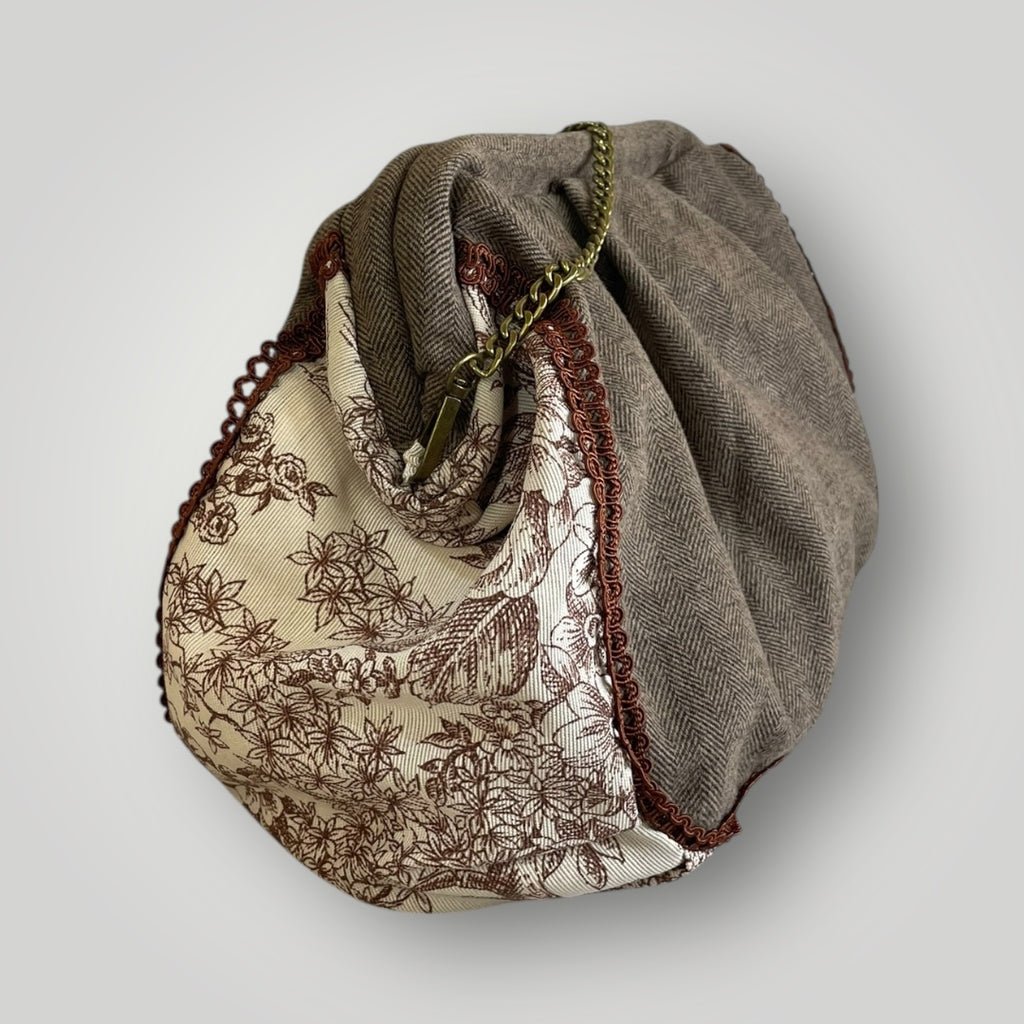 Toile de jouy winter brown